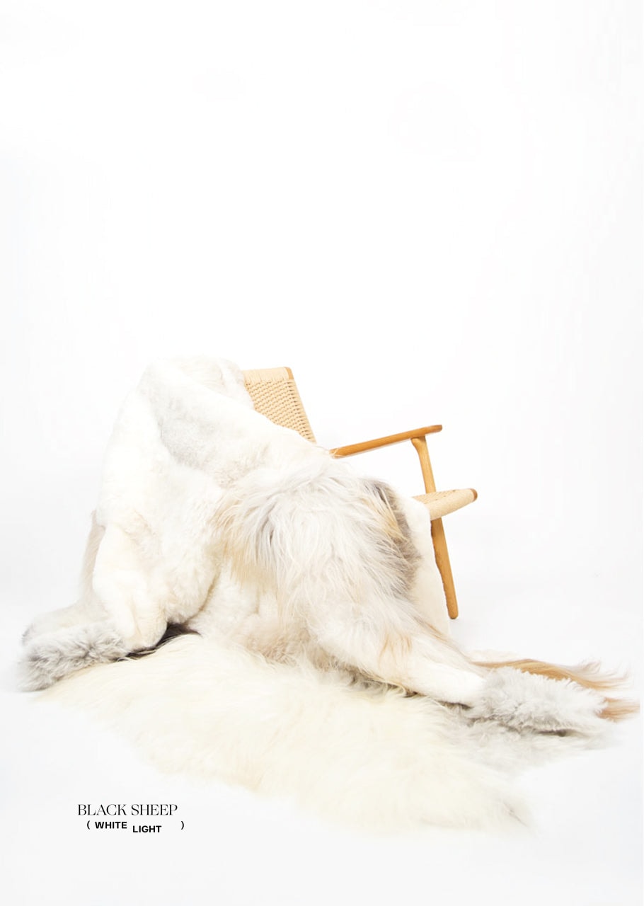 Brown Melange Sheepskin Rug EX-STOCK Canada 