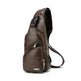 Men USB Charging Bag PU PVC Shoulder Diagonal Messenger Travel Cross Body Bags - EX-STOCK CANADA
