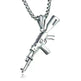 Men's AK47 Titanium Steel Street Hip-hop Electroplating Stainless Steel Gun Necklace - EX-STOCK CANADA