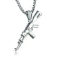 Men's AK47 Titanium Steel Street Hip-hop Electroplating Stainless Steel Gun Necklace - EX-STOCK CANADA