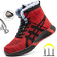 Men's Anti Smash Anti Puncture Work Warm Thickened Lace-up Safety Shoes - EX-STOCK Canada