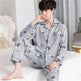 Men's Autumn And Winter Cotton Long-sleeved Trousers Thin Pajamas Loose Home Wear Suit Men  EX-STOCK CANADA