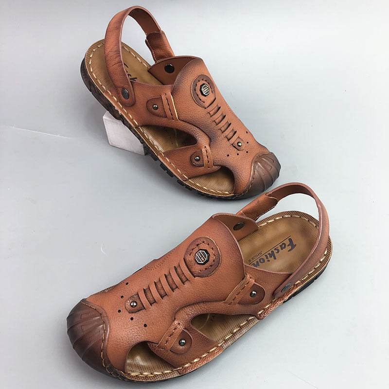 Men's Breathable Casual Genuine Leather Beach Shoes Oxford Sole Shoes  EX-STOCK CANADA