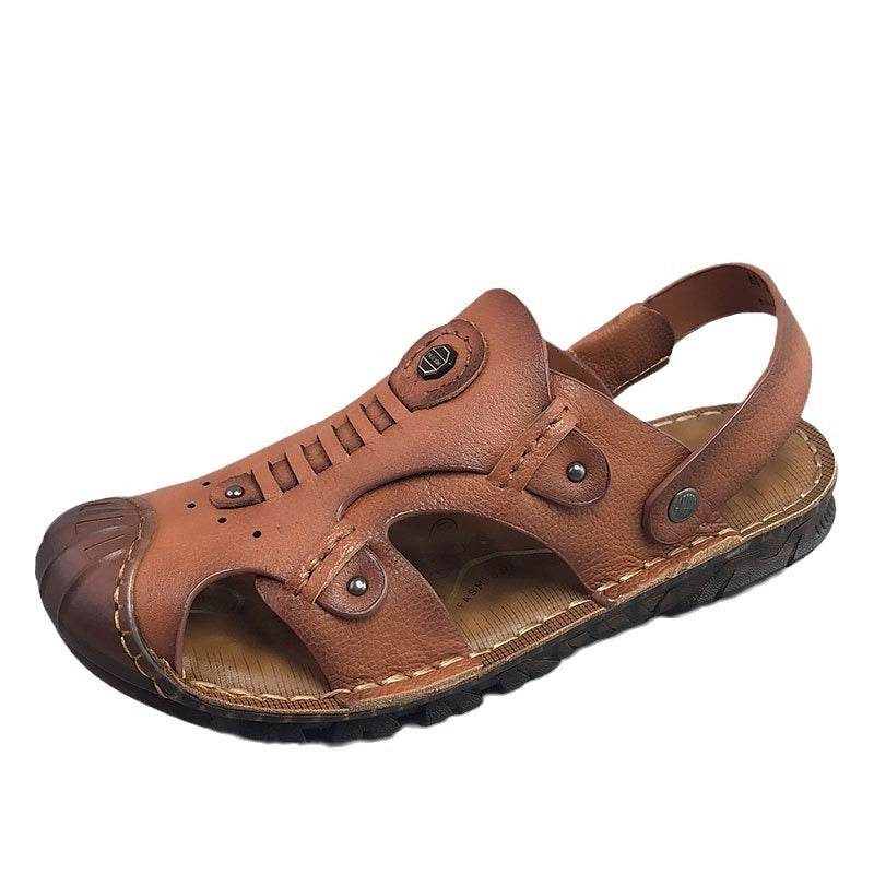 Men's Breathable Casual Genuine Leather Beach Shoes Oxford Sole Shoes  EX-STOCK CANADA