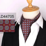 Men's Elegant Silk Scarf Floral Collar Mouth Napkin - EX-STOCK Canada