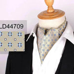 Men's Elegant Silk Scarf Floral Collar Mouth Napkin - EX-STOCK Canada