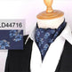 Men's Elegant Silk Scarf Floral Collar Mouth Napkin - EX-STOCK Canada