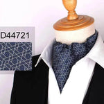 Men's Elegant Silk Scarf Floral Collar Mouth Napkin - EX-STOCK Canada