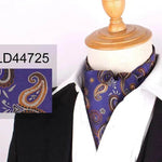 Men's Elegant Silk Scarf Floral Collar Mouth Napkin - EX-STOCK Canada