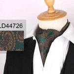 Men's Elegant Silk Scarf Floral Collar Mouth Napkin - EX-STOCK Canada