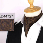 Men's Elegant Silk Scarf Floral Collar Mouth Napkin - EX-STOCK Canada