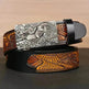 Men's Fashion Belt Eagle Wings Embossing - EX-STOCK Canada