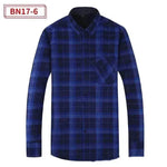 Men's Fashion Leisure Warm Plaid Shirt Coat - EX-STOCK Canada