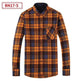 Men's Fashion Leisure Warm Plaid Shirt Coat - EX-STOCK Canada