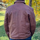 Chaqueta clásica de cuero de cordero para hombre con cuatro bolsillosEX-STOCK Canada 