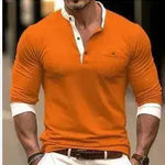 Men's Long Sleeved Round Neck T-shirt - EX-STOCK Canada