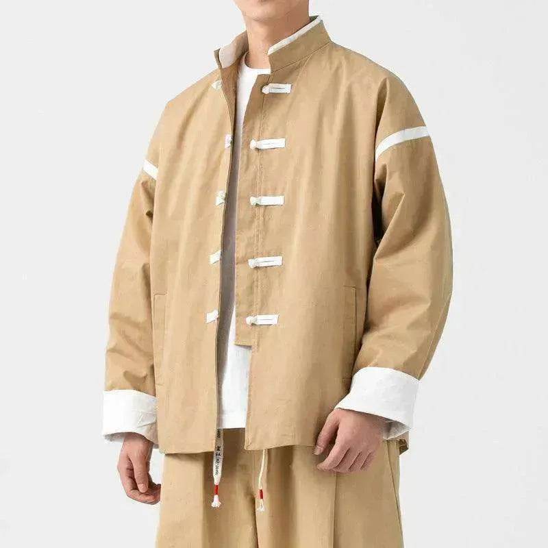 Men's Martial Arts Kung Fu Tang Style Plus Size Jacket - EX-STOCK Canada