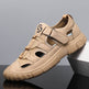 Men's Non-slip Wear-resistant Mesh Surface Hollowed Wading Sandals  EX-STOCK CANADA