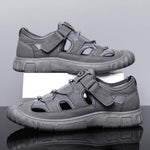 Men's Non-slip Wear-resistant Mesh Surface Hollowed Wading Sandals  EX-STOCK CANADA