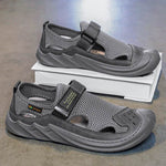 Men's Non-slip Wear-resistant Mesh Surface Hollowed Wading Sandals  EX-STOCK CANADA