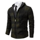 Men's Plaid Thickened Sweater Coat - EX-STOCK Canada