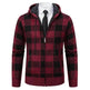 Men's Plaid Thickened Sweater Coat - EX-STOCK Canada
