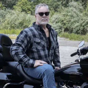 Chemise d'équitation à carreaux renforcée pour hommesEX-STOCK Canada 