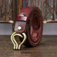 Men's Retro Thick Vegetable Tanned Cowhide Leather Belt - EX-STOCK CANADA