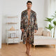 Men's Robes Fashion Ice Silk Bathrobe Homewear Set Pajamas  EX-STOCK CANADA
