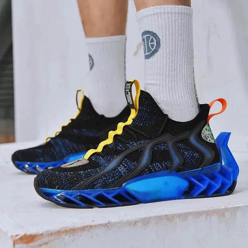 Chaussures pour hommes Printemps Nouvelles Chaussures de Gym en Maille Chaussures de Course Décontractées Chaussures Tendance Chaussures de Sport pour Étudiants - EX-STOCK Canada