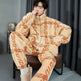 Men's Zipper Pajamas Winter Thickened  EX-STOCK CANADA