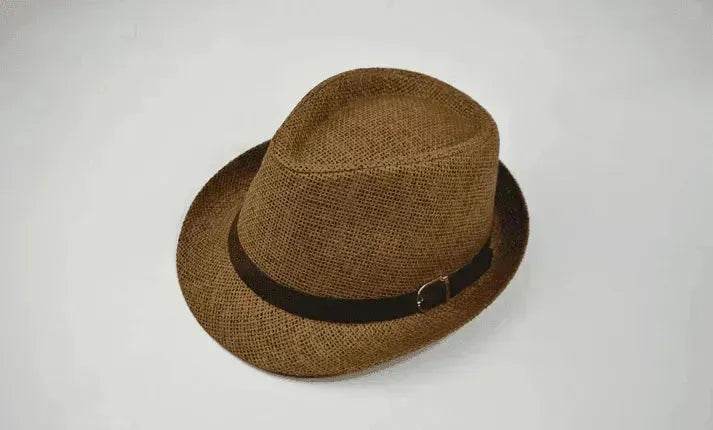 Men's casual straw hats for summer trips: trendy sunshade! - EX-STOCK Canada