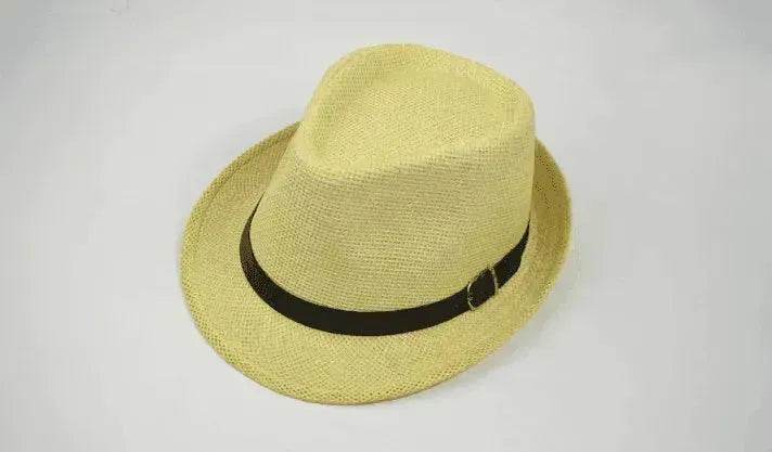 Men's casual straw hats for summer trips: trendy sunshade! - EX-STOCK Canada
