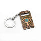Metal pendant keychain - EX-STOCK CANADA