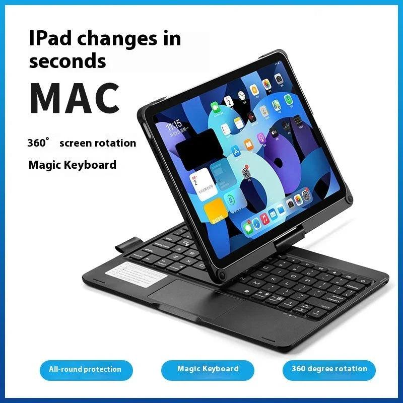 iPad Keyboard Case with Touchpad | 360° Rotating Bluetooth Keyboard