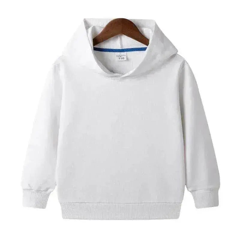 Middle And Small Size Children's Customized Pure Cotton Hooded Blank Sweater - EX-STOCK Canada