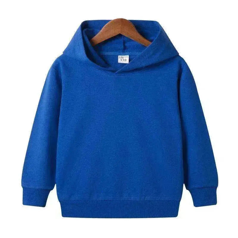 Middle And Small Size Children's Customized Pure Cotton Hooded Blank Sweater - EX-STOCK Canada
