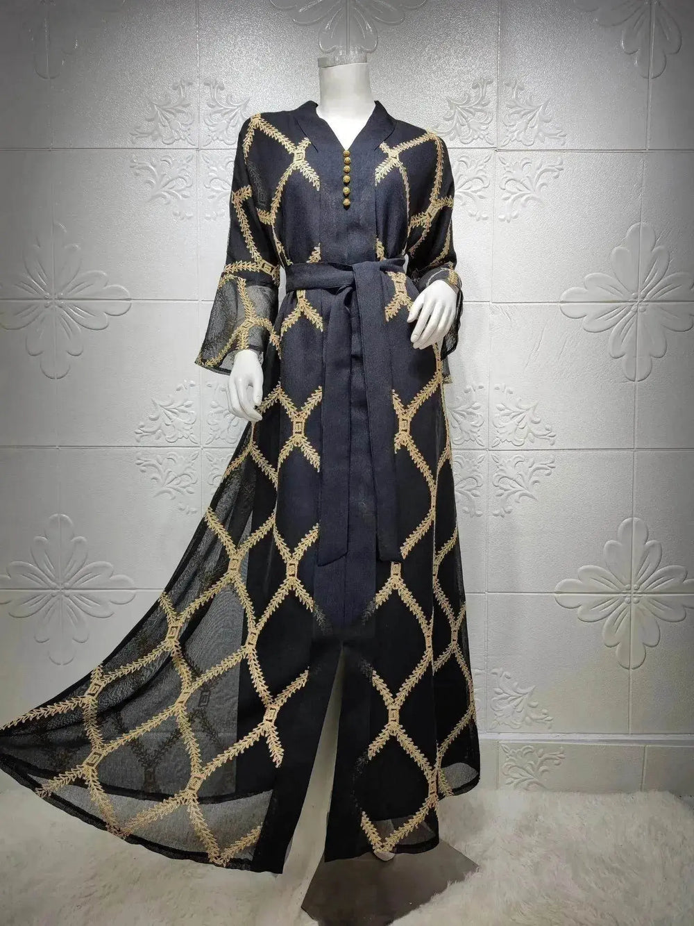 Middle East Arab Temperament Gauze Dress - EX-STOCK Canada