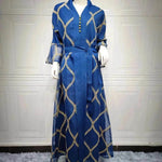 Middle East Arab Temperament Gauze Dress - EX-STOCK Canada
