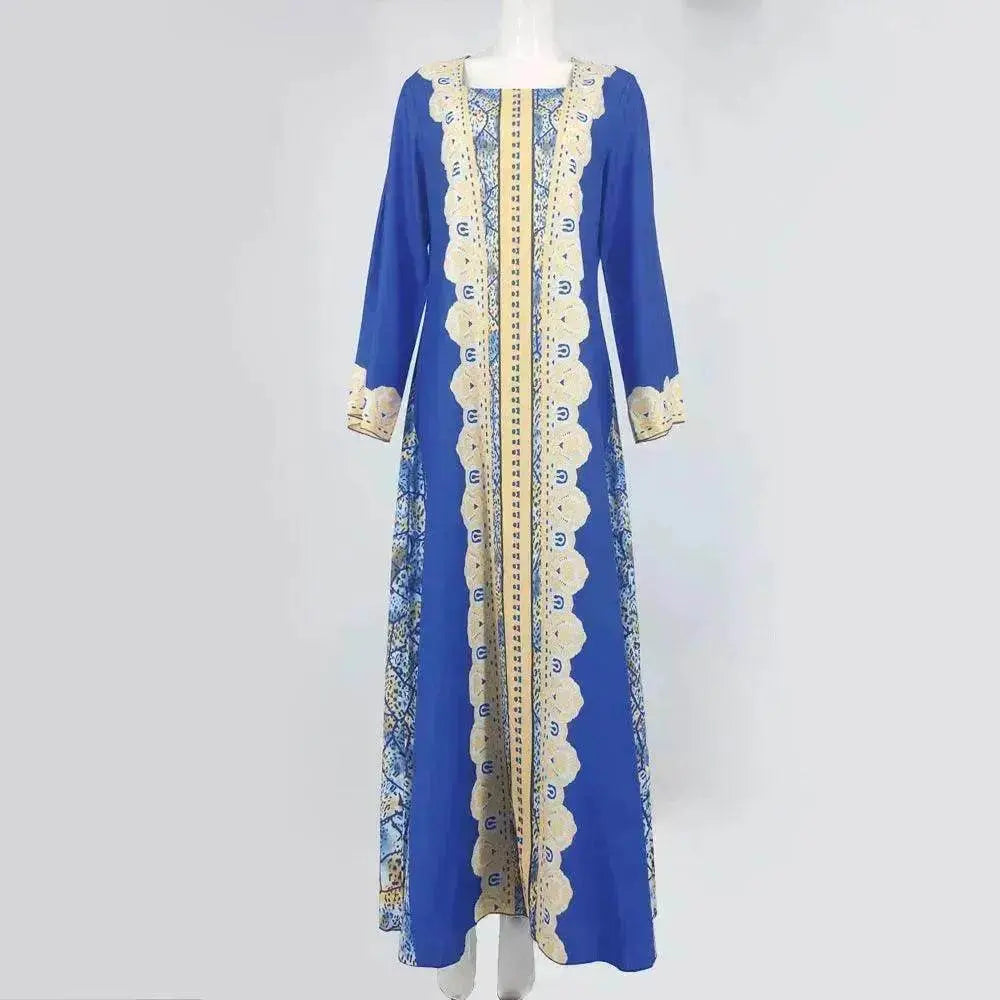 Middle Eastern Printed Dress Arab Robe - EX-STOCK Canada