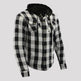 Milwaukee Leather Men's Plaid Flannel Armored Shirt Jacket 