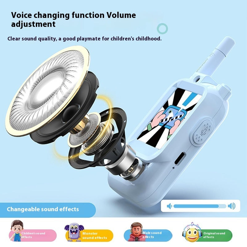 Mini Video Wireless Walkie Talkies For Kids Handheld 2 Pack Rechargeable Intercom Cam Outdoor Family Games Gift For Boys Girls EX-STOCK Canada 