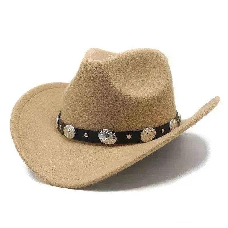 Minority Style Woolen Western Cowboy Hats Men's And Women's Couple Hats - EX-STOCK Canada