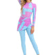 Modest 3 Piece Burkini Swimsuit Set long sleeve - EX-STOCK Canada