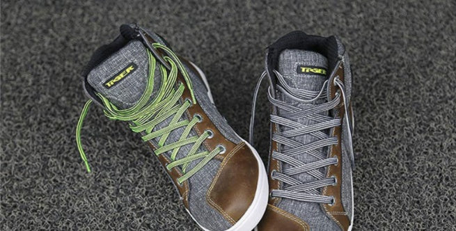 Motorcycle Riding Shoes Men's Summer Motorcycle Casual Short Boots Motorcycle Shoes Anti-fall Breathable Rider Boots EX-STOCK Canada 