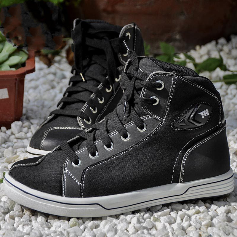 Motorcycle Riding Shoes Men's Summer Motorcycle Casual Short Boots Motorcycle Shoes Anti-fall Breathable Rider Boots EX-STOCK Canada 