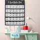 Mubarak Eid Ramadan Fabric Wall Calendar - EX-STOCK Canada