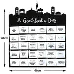 Mubarak Eid Ramadan Fabric Wall Calendar - EX-STOCK Canada