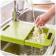 Multifunction Chopping Blocks Sinks Drain Basket Cutting Board Vegetable & Meat Kitchen Accessories - EX-STOCK Canada