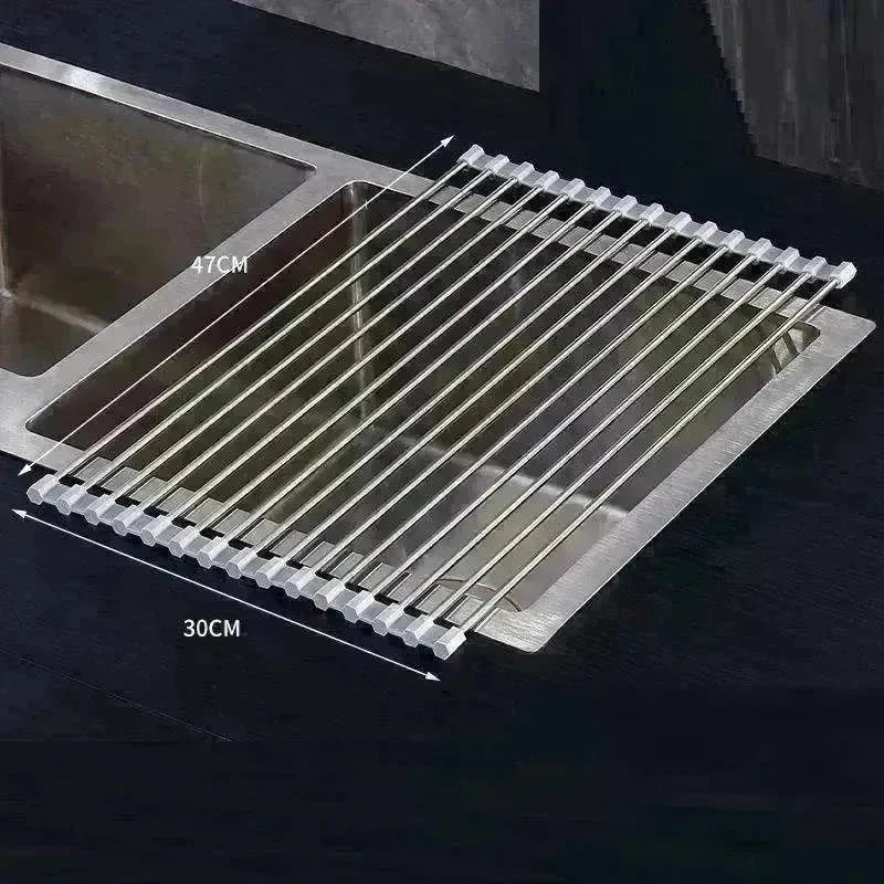 Multifunctional Household Pot Mat Kitchen Cookware Storage Drainage Rack - EX-STOCK CANADA